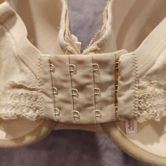 Ambrielle 42D Bra Organic Cotton Demi Underwire covertable straps jersey tan - Picture 10 of 16